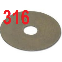 Marine Grade 316 Metric Mudgaurd Washers