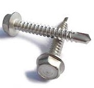 Hex Flange Self Drilling Screws Stainless Steel