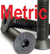 Metric Black Flat Head Socket Screws High Tensile